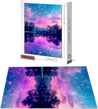Houten Puzzel - 5000 Stukjes Puzzel - Ontspanning en Training - Gelabelde Achterkant - 156 x 105 cm - Multicolor