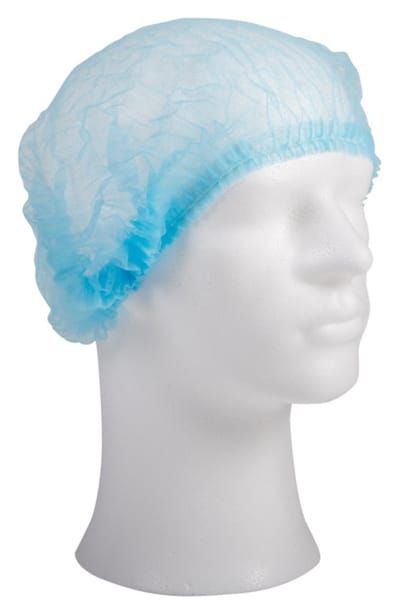 Haarnetje, non woven, disposable, doos 1000 stuks (10*100) kleur blauw