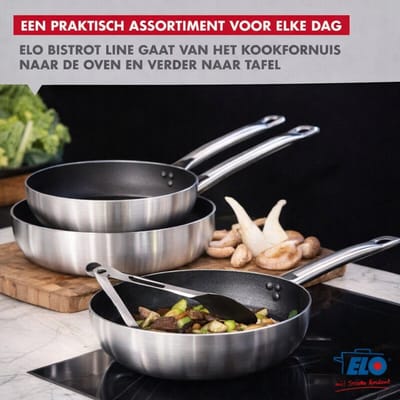 Pan 28 cm keramiek zonder PFAS Bistro Line Elo