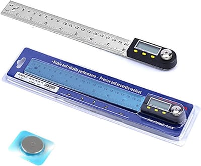 Digitale hoekmeter met LCD-display voor precisie in houtbewerking en ambachtelijke projecten