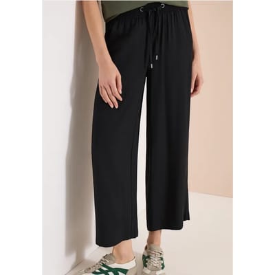 7/8 High Waist broek met wijde pijpen in Loose Fit
