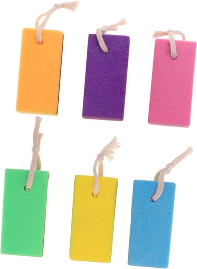 Voetverzorging Set - Eeltverwijderaars Puimsteen - Huid Reinigen - Ergonomisch Ontwerp - 8 Stuks - Willekeurige Kleur