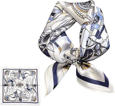Elegante Zijden Sjaal voor Vrouwen, Lichtgewicht Bandana en Neckerchief, Perfect Cadeau voor Elke Gelegenheid