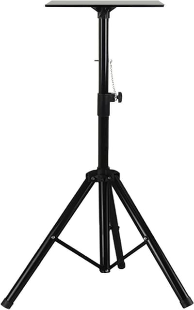 Projector Statief - Apparaatstandaard - Presentaties Geven - Opvouwbaar Ontwerp - 60-120 cm - Zwart