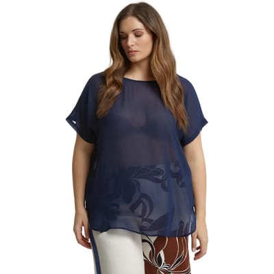 Mousseline Top Dames Mat Fashion