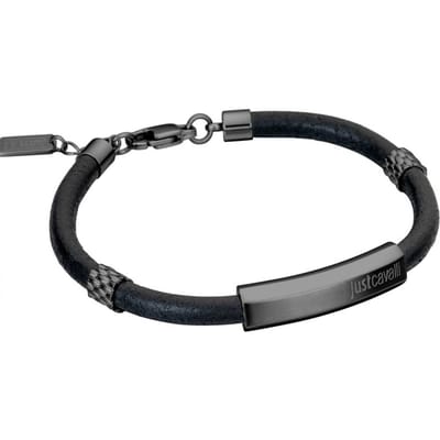 Just Cavalli Armband JCBR50010200 Heren Leather 225mm x 6mm
