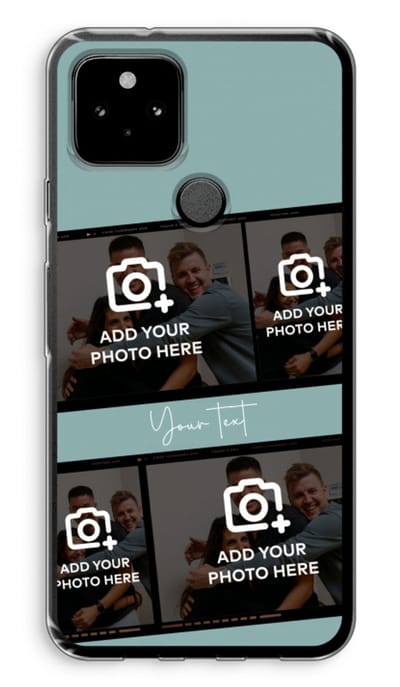 Gepersonaliseerd - Case Company® - Hoesje geschikt voor Google Pixel 5 hoesje - Filmrol N°2 - Soft Cover Telefoonhoesje - Bescherming aan alle Kanten en Schermrand