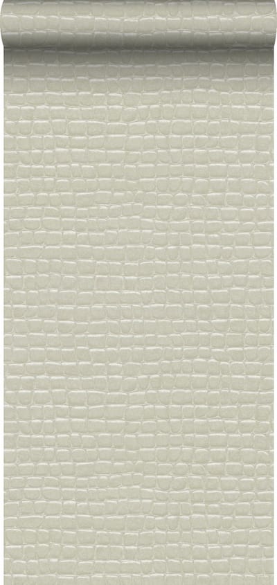 Origin Wallcoverings behang krokodillenhuid wit - 347777 - 0,53 x 10,05 m