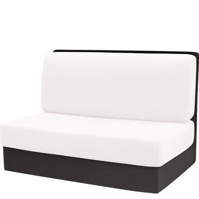 RV Eethoek Kussenshoes RV Booth Stoelhoes Loveseat Sofa Slipcover voor RV Camper Auto Bank 1 Rugleuninghoes en 1 Bankhoes white
