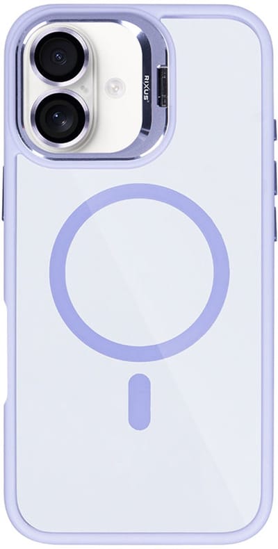 Rixus Classic 03 Case With MagSafe For Apple iPhone 16 Light Purple
