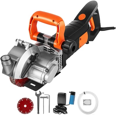 Elektrische Muurbeitelmachine 133mm Muurgroefsnijmachine 42mm Diepte 4800w Muurbeitelmachine met Waterpomp