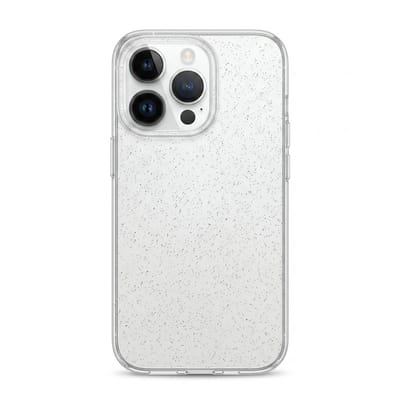 Glitter Hoesje Geschikt voor iPhone 14 pro Telefoonhoesje Case transparant
