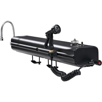 Réservoir d'eau pour galerie de toit de 7 gallons Réservoir d'eau portable avec panneau anti-éclaboussures