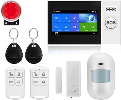 Alarmsysteem Huis - Beveiligingskit - Inbraak Voorkomen - Touchscreen Bediening - 43 inch Scherm - Zwart