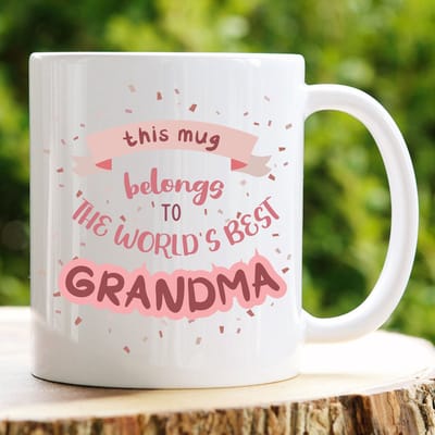 This mug belongs to best GRANMA mok - Valentijn cadeautje voor hem - Valentijn cadeautje voor haar - Valentijnsdag - Verjaardag cadeau - Cadeau voor man - Cadeau voor vrouw - Grappige cadeaus - Mokken - Vaderdag cadeautje - Moederdag