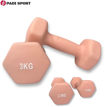 Padisport dumbells 2.5 en 3 kg - dumbells 3 kg - gewichten set - gewichten set dumbbell - halter