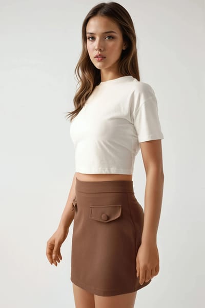 Pika Collectie Mini Rok met Nepzakken