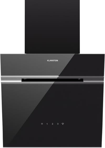 Klarstein Afzuigkap Alina 570 m³/h Afzuigkap, touchbediening, A-Energie-efficiëntie, LED-verlichting, Stil 54 dB, Afvoer & Recirculatie, 39,8x114x37,6 cm, Zwart - 120 cm - voor Keuken - Energiezuinig - Dampkap - Wasemkap