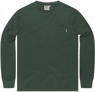 Vintage Industries Lon-gsleeve Grant Pocket T-shirt Lon-gsleeve grijs/groen