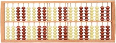 Houten Telraam - Rekenmachine Kralen - Wiskunde Leren - 20 Kolom Ontwerp - 297x109cm - Houtkleur
