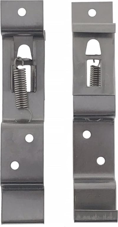Benson Kentekenplaatclip - Kentekenplaathouder - Nummerbord - Nummerbordhouder - RVS - 2 Stuks
