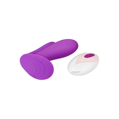 Vibrator van siliconen met afstandsbediening, 11 cm