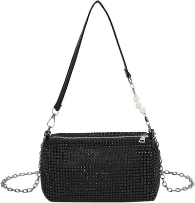 Sequin Jute Bandoulière voor Kinderen met Verstelbare Band - Perfect voor Feestjes, Ballen en Bruiloften