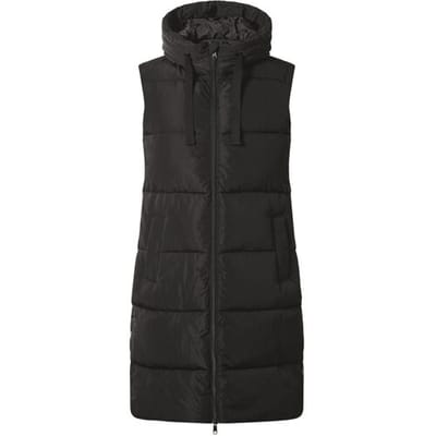 ESMARA Lange dames bodywarmer (Zwart, XS (32/34))