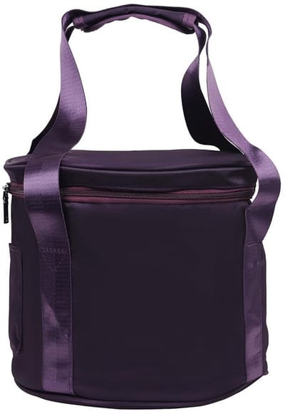 Dailygoods- Opbergtas Dubbele Laag - Draagtas voor Klankschaal - Draagbare Handgreep - Duurzaam Polyester/Katoen - 25 x 24 cm - Geschikt voor 8 inch Klankschalen - Klankschaaltas