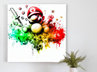 Its me | It's me | Kunst - 100x100 centimeter op Forex | Foto op Forex
