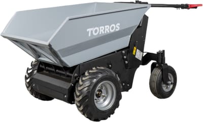 Elektrische dumper 4 wielen 220 liter 500kg 4 wielen elektrische kip met batterij 48V Torros MED501H
