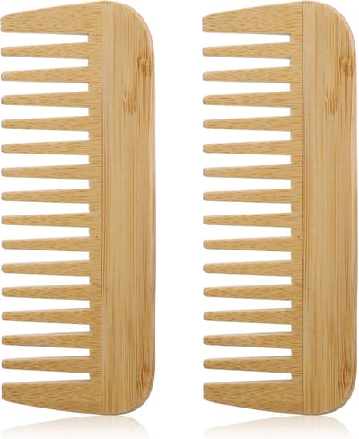 Bamboe Haarkam - Antistatische Kam - Dagelijks Gebruik - Natuurlijk Materiaal - 14 Cm - Lichtbruin