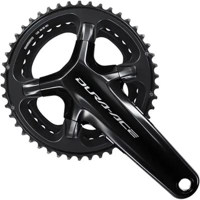 Shimano Fc-r9200 12s Crankstel Zilver 160 mm / 46/36t