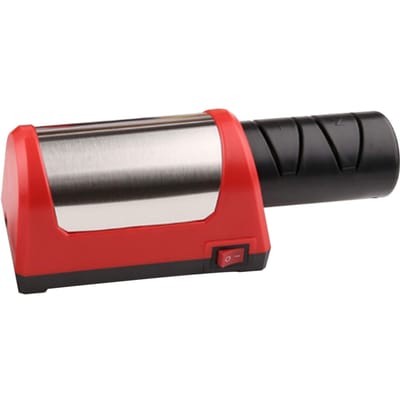 Aiguiseur de couteaux électrique à 2 étapes Grain 600 1000 Moteur double Portable Auto Outil d'affûtage de cuisine Prise UE 110 240V black