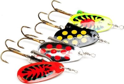 Hengelsportcadeau.nl Blinkers Spinner - 4 stuks voor vissen op snoek en baars