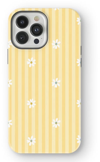 DripCase Hoesje geschikt voor iPhone 13 Pro Max | Happy Stripes Motief | Magnetisch Opladen | 2-in-1 Ontwerp | Vrolijke Backcover geschikt voor iPhone 13 Pro Max Lemon Sorbet