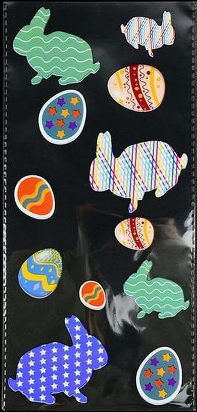 Pasen / Paasfeest - Traktatiezakjes - Uitdeelzakjes - Verjaardagzakjes - Feestzakjes - Snoepzakjes - Cellofaan - Transparant - 27,5 cm | Eieren - Ei - Paasei - Konijn - Peuter - Kleuter - Kind | Verjaardag - Feest | Traktatie - Chocolat – Snoep