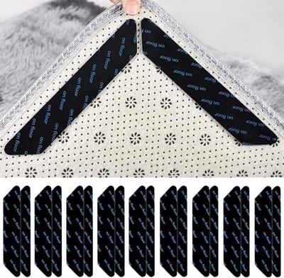Solidchoice - Set van 18 Wasbare Anti-Slip Matten voor Tapijten