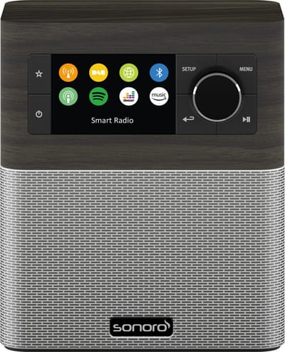 Sonoro STREAM - FM/DAB+ radio - internet radio - BlueTooth - Wifi - Eiken/Zilver