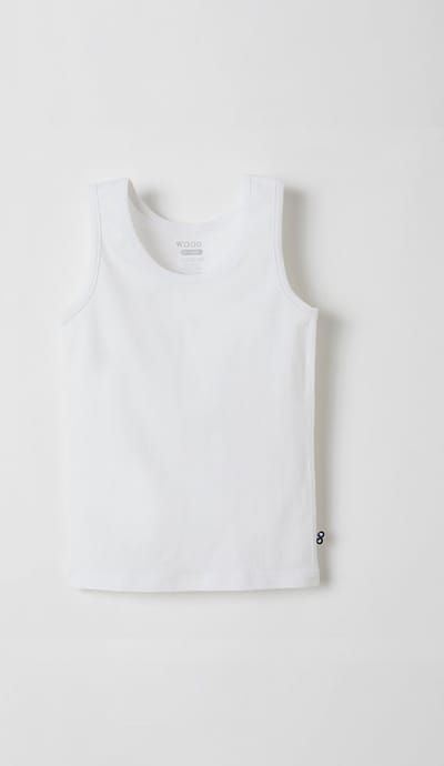 Woody Singlet Single Pack Wit 10A