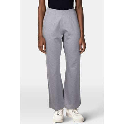 Summum Woman Trousers Punto Milano Mist Size: 42 | Wide-Leg & Flared Pants Outlet | Dames | Grijs