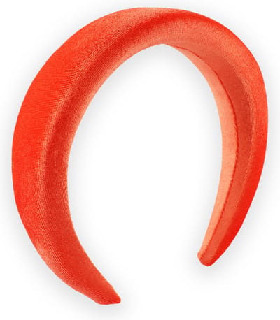 Lajetti - Oranje Velvet Haarband - EK/WK Oranje Accessoire – In Cadeaudoosje