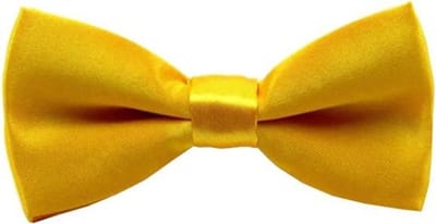 Fako Fashion - Kinder Vlinderstrik - Vlinderdas - Kinderstrik - Strik - Effen - 10cm - Geel