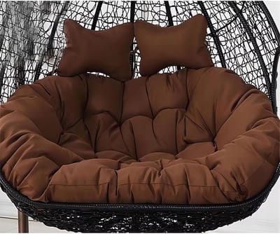 Schommelstoel Kussen - Hangstoel Kussen - Buiten Ontspannen - Extra Dikke Vulling - 150 x 110 cm - Bruin