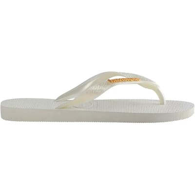 Havaianas - Top Logo Metallic - Teenslippers met Logo Embleem - 39 - 40 - Wit