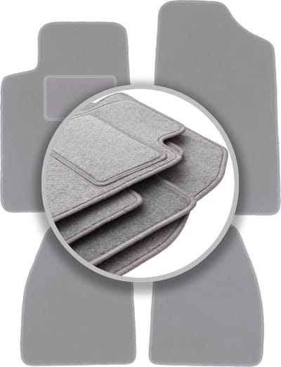 Automatten asgrijs voor: Peugeot 607 sedan (1999-2010)