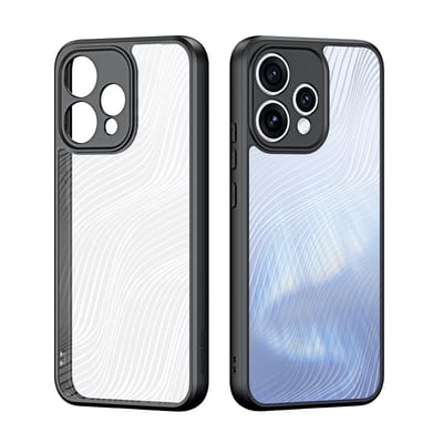 Dux Ducis Hoesje - Geschikt voor OPPO Reno15 Hoesje - Dux Ducis Aimo Series - Transparant TPU Back Cover - Zwart