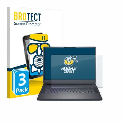 BROTECT - Screenprotector voor Dell Alienware 16 Area-51 - Folie Beschermfolie Beschermglas matte 3 Stuks