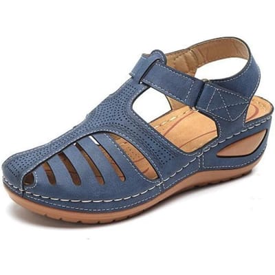 Sandales d'été pour femmes Sandales orthopédiques premium Correcteur d'oignon Baskets plates Décontractées Semelle souple Plage Compensées Chaussures Femme Zapatillas Mujer 41 gray