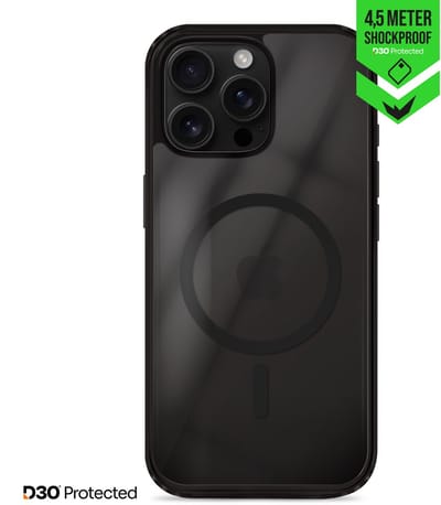 Striker Hoesje geschikt voor Apple iPhone 16 Pro Max MagSafe Telefoonhoesje Hardcase | Striker X-Core Xtreme Impact Backcover Shockproof | Geschikt voor MagSafe | Geschikt voor Draadloos Opladen met Magnetische Ring | Geschikt voor MagSafe Case -